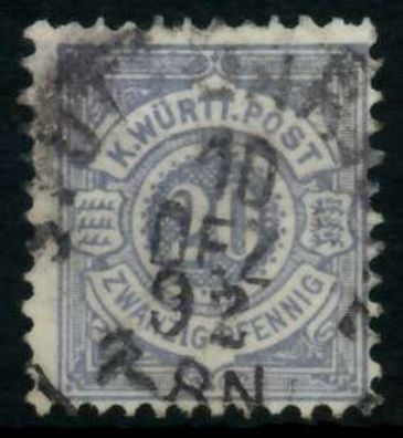 Württemberg Ausgabe VON 1875 1900 Nr 47a gestempelt X713626