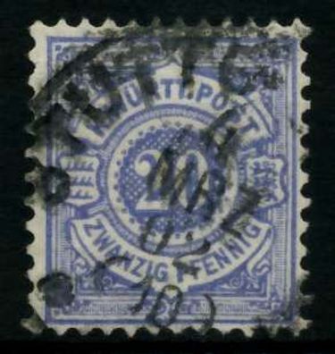 Württemberg Ausgabe VON 1875 1900 Nr 47a gestempelt X71362A
