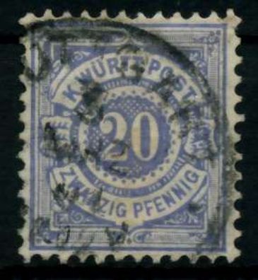 Württemberg Ausgabe VON 1875 1900 Nr 47a gestempelt X7136BA