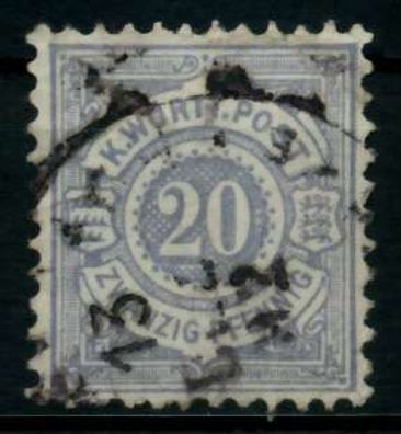 Württemberg Ausgabe VON 1875 1900 Nr 47a gestempelt X7139DE