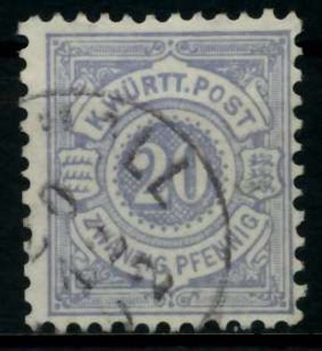 Württemberg Ausgabe VON 1875 1900 Nr 47a gestempelt X713996