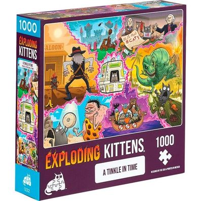 Puzzle Exploding Kittens - A Tinkle in Time (1000 Teile) - Asmodee EXKD0034 - ...