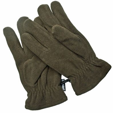 MFH Fleece Handschuhe Fingerhandschuhe oliv, 3M™ Thinsulate Gr. S, M, L, XL, XXL