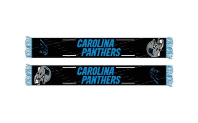 NFL Schal Carolina Panthers Fanschal Scarf HD Knitted Jaquard 5056704022522