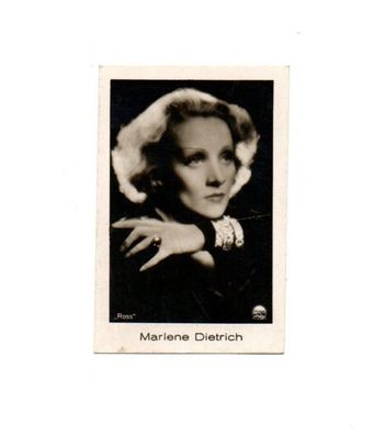 Marlene Dietrich Schauspielerin Film Movie Star Altes Bild Foto 1933 Sammelbild