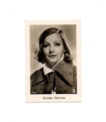 Greta Garbo Schauspielerin Film Movie Star Altes Bild Foto 1933 Sammelbild