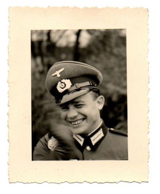 Altes Foto Deutsche Soldat Wehrmacht Offizier 2 Weltkrieg Junge Mann Uniform