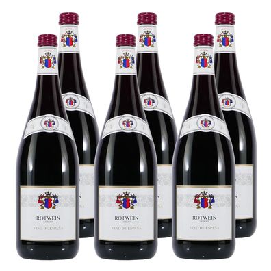Vino de España - Rotwein lieblich (6 x 1,0L)