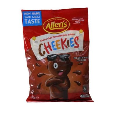 Allen's Cheekies Choc Jelly Babies 190 g