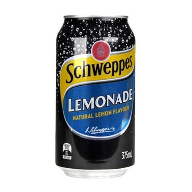 Schweppes Lemonade Can - Australian Import 375 ml
