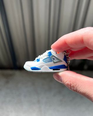 AJ4 Military Blue Sneaker Schlüsselanhänger