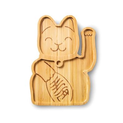 Donkey Products Bambusteller Lucky Cat, 200485 1 St