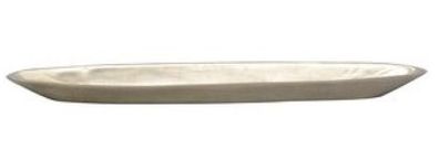 Schale oval GROS aus Aluminium 50 cm, 232185 1 St