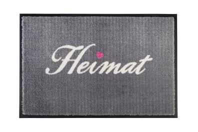Gift Company Waschbare Fußmatte 'Heimat' grau, 50176 1 St