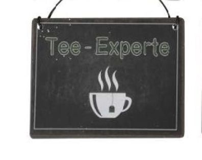 Schild zum Hängen, Tee-Experte..., 552354-000-154 1 St