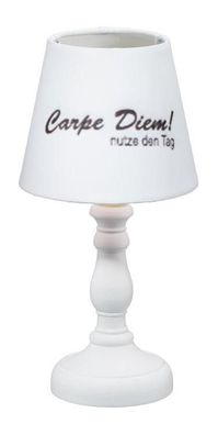 LED Lampe 'Carpe Diem', 25 cm hoch 1 St