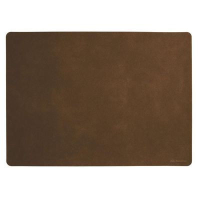 ASA Tischset soft leather optic, dark sepia, 78557076 1 St