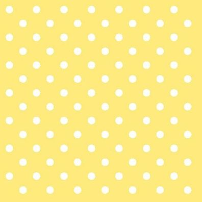 Servietten Dots Yellow 33x33, 20 Stück 20 St