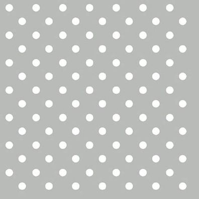 Servietten Dots Grey 33x33, 20 Stück 20 St