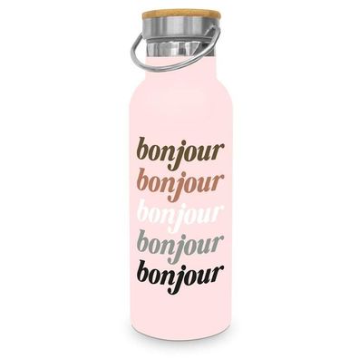 Edelstahl Trinkflasche 'bonjour' 500 ml, 471339 1 St