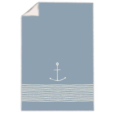 ppd Pure Anchor blue Blanket, XXL Decke 185700872 1 St