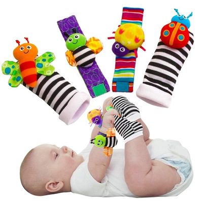 Rasselsocken für Babys, Kleinkinder, Spielzeug für 3-6 bis 12 Monate