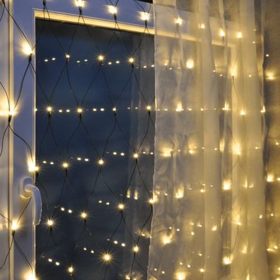 HI LED-Lichternetz zu Weihnachten 160 LEDs