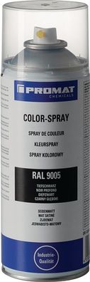 Colorspray tiefschwarz seidenmatt RAL 9005 400 ml Spraydose PROMAT Chemicals