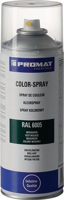 Colorspray moosgrün hochglänzend RAL 6005 400 ml Spraydose PROMAT Chemicals