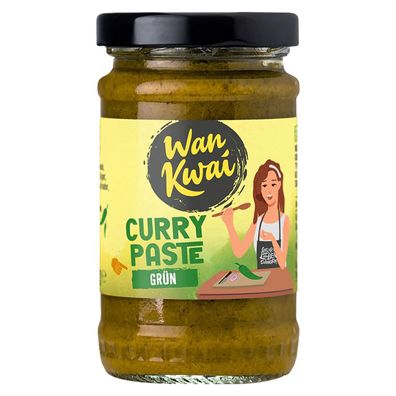 Wan Kwai Thai Curry Paste grün mit Chilis und Zitronengras 110g
