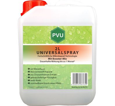 PVU 2L Insekten Schutz Vernichter Mittel Spray bekämpfen gegen Ungeziefer Vernichtung