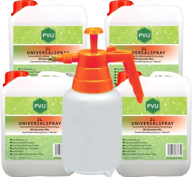 PVU 4x2L + 2L Sprüher Insekten Schutz Vernichter Mittel Spray bekämpfen gegen