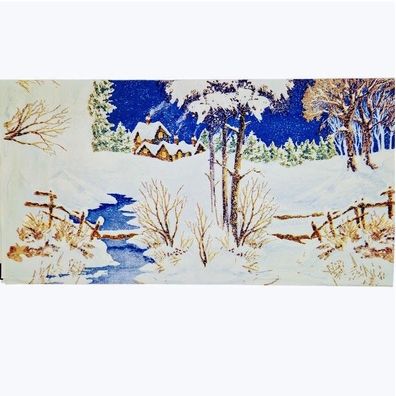 20er Packung DUNI Dunicel Mitteldecke 84 x 84 cm " Winter Wonderland"