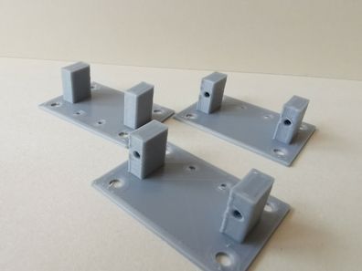 5x Servohalterung Weichenantrieb Servohalter für SG90 Spur H0, TT, N, Z