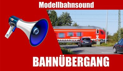 Soundmodul Bahnübergang | Mp3 Sound mit SD-Karte | Modellbahn Sound H0, TT, N, Z