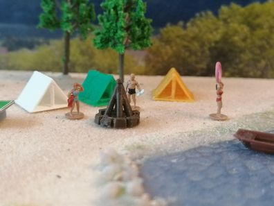 3 Zelte mit Lagerfeuer | Badestrand | Campingplatz