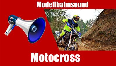 Soundmodul Motocross | Mp3 Sound mit SD-Karte | Modellbahn Sound