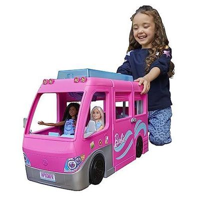 Barbie Wohnmobil Dream Camper Van (75 cm) mit 7 Spielbereichen inkl. Pool