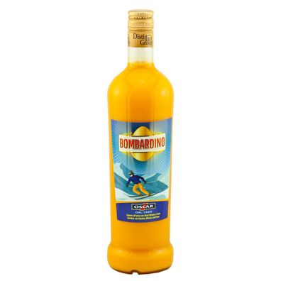 Oscar Bombardino - Likör mit Ei, Whisky und Rum 1,0 ltr. 17% Vol.
