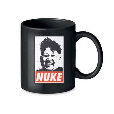 Blondie & Brownie Büro Kaffee Tasse Tee Becher Nuke Atom Bomb Nordkorea Diktator