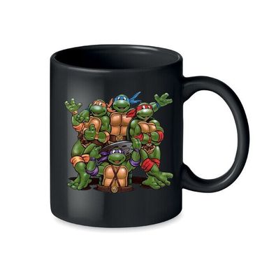 Blondie & Brownie Geek Nerd Büro Kaffee Tasse Turtles Donatello Michelangelo
