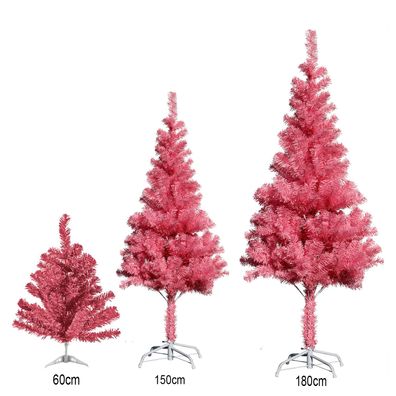 Weihnachtsbaum künstlicher Tannenbaum 60/150180 cm Pink Christbaum inkl Ständer
