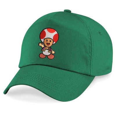 Blondie & Brownie Kinder Jungen Mädchen Baseball Cap Snapback Mütze Toad Mario