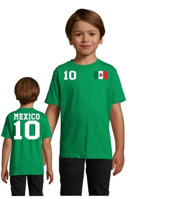 Fußball Copa America Hand WM Kinder Shirt Trikot Mexiko Mexico Wunschname Nummer