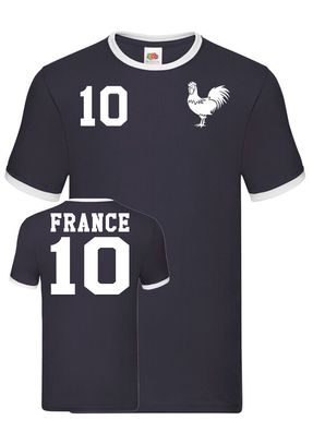 Fußball Handball EM WM Herren Shirt Trikot Frankreich France Wunschname Nummer