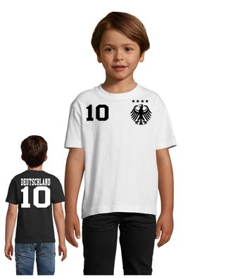 Fußball EM WM Lustig Kinder Shirt Trikot Deutschland Germany Wunschname Nummer