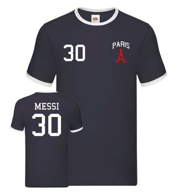Herren Fußball T-Shirt Lionel Paris 30 Messi Football Jersey Trikot Fun Spruch