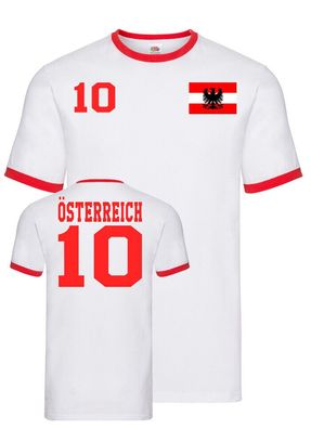 Fußball Football EM WM Herren Shirt Trikot Österreich Austria Wunschname Nummer