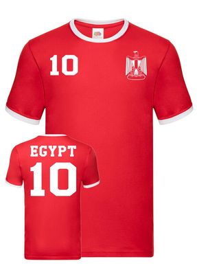Fußball WM Herren Shirt Trikot Ägypten Egypt Wunschname Nummer Afrika Meister