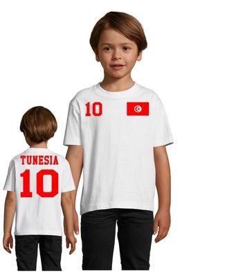 Fußball Football EM WM Kinder Shirt Trikot Tunesien Tunesia Wunschname Nummer